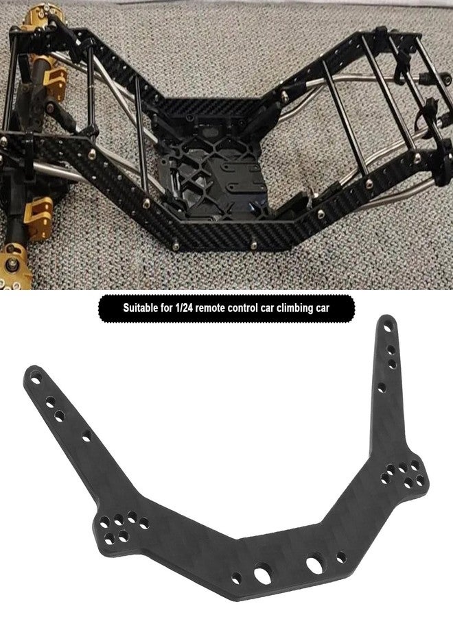 ECSiNG 1 Set Carbon Fiber Chassis Side Plates Girder Rails Upgrade Part Compatible with Axial AX24 1/24 RC Crawler, Left and Right - Image 3